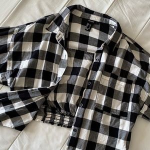 Forever 21 Grid Pattern Jacket L